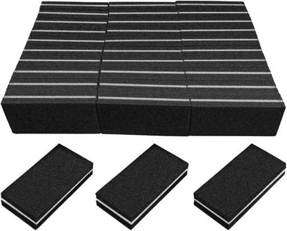 Pink Professional Nail Buffer Set - 30 Pcs, Acrylic & Natural Nails, 100/180 Grit Buffer Blocks