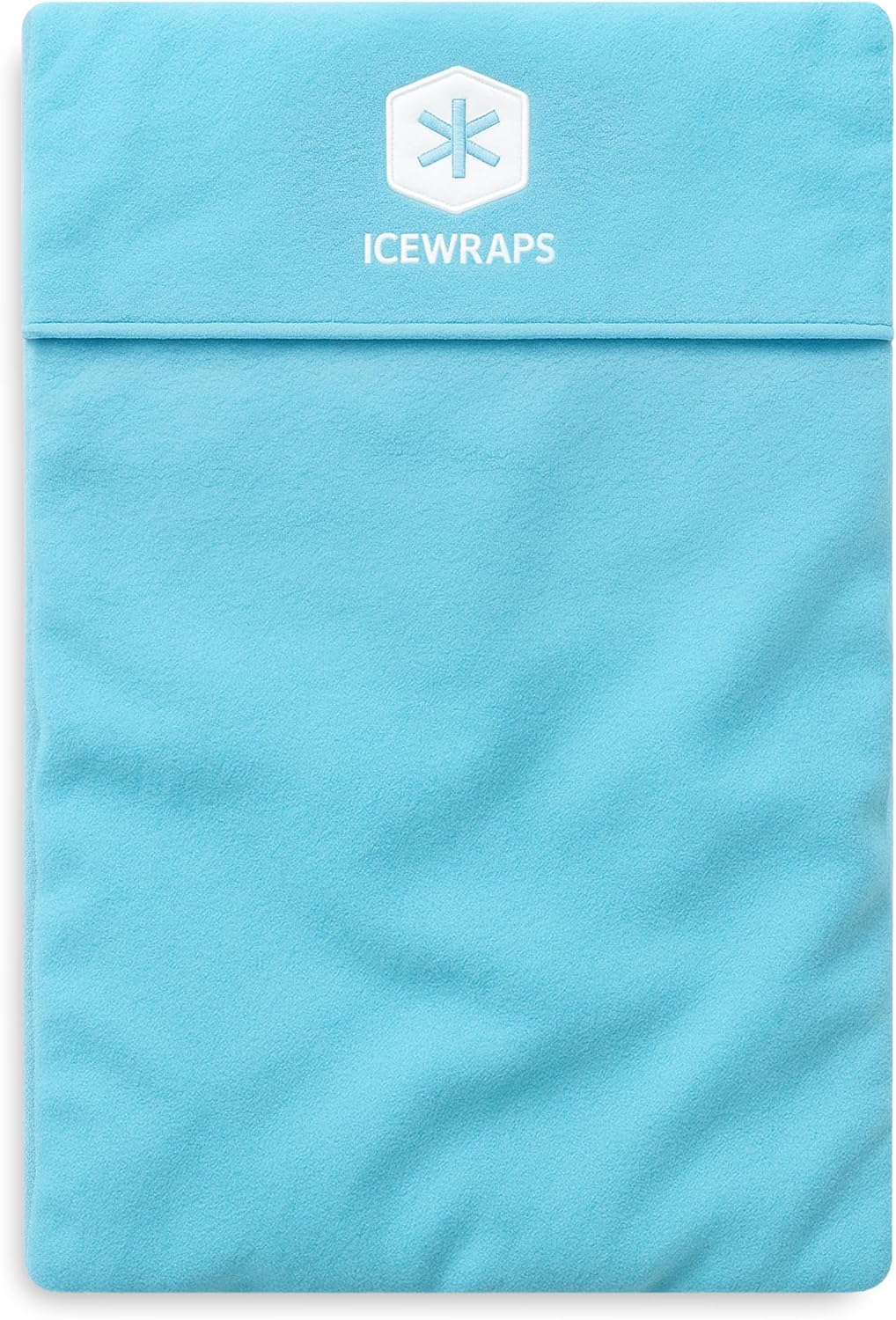 ICEWRAPS 12" x 21" Extra Large Reusable Ice Pack with Soft Fabric Cover, Flexible Cold Therapy Clay Pack for Knee & Back Swelling, Chronic Pain Relief – FSA-HSA Eligible