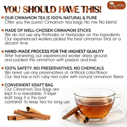 TOG999, 135 Premium Red Rooibos Tea Bags, 100% Natural & Pure from Rooibos Tea Leaves. Loose Leaf Rooibos Herbal Tea. Made with Natural Material Tea Bags. No Sugar, No Caffeine, No Gluten, Vegan.