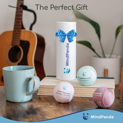 Mind & Body Stress Balls for Adults - Multi-Density Squeeze Balls for Hand Therapy & Grip Strengthening - Stress & Anxiety Relief - Choose 3-Ball (Soft, Medium & Hard) or 2-Ball (Soft & Hard) Sets