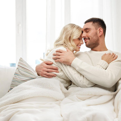 Bedsure GentleSoft Sherpa Fleece Throw Blanket for Couch, Non-Heated, Thick & Warm Cozy Blanket for Winter, Soft Fuzzy Plush Throw Gifts for Women and Men, Grey, 50x60 Inches