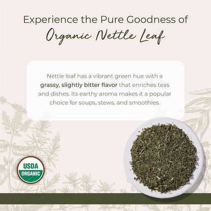 Starwest Botanicals Organic Nettle Leaf, Caffeine Free - Bulk 1 lb Bag