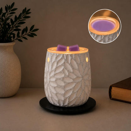 Scentsationals Wax Melt Warmer, Wax Warmer for Scented Wax Melts - Kristy - Candle Wax Melter for Fragrance Cubes and Tarts