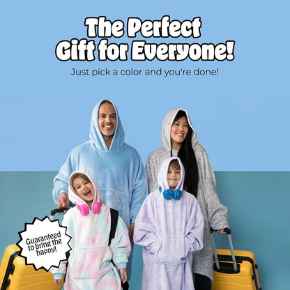 THE COMFY Dream | From Shark Tank | Patented | No Sherpa | Light Wearable Blanket Hoodie | Gift for Women & Men | One Size