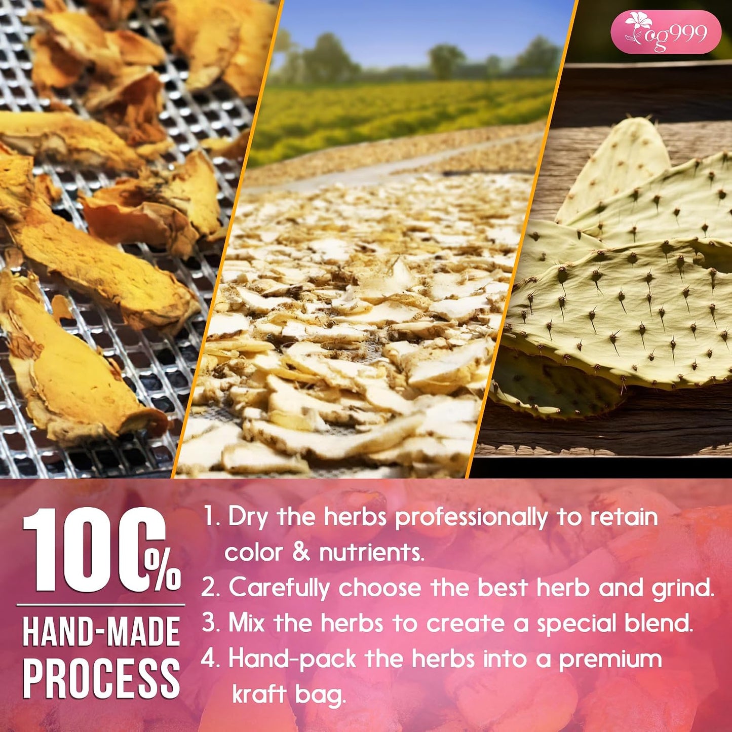 120 Bags Premium Turmeric Ginger Cinnamon Tea, Improve Digestion, Support Brain, Weight, Skin and Sleep, Eco-Conscious Tea Bags and Premium Natural Ingredients. Turmeric Ginger Herbal Tea. No Sugar, No Caffeine, No Gluten, Vegan.