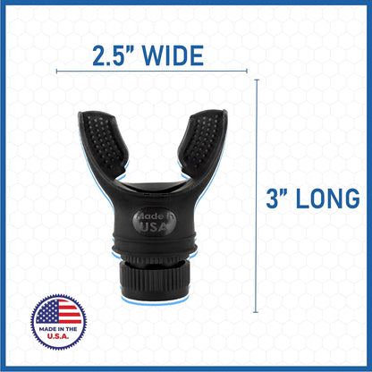 Compact Breathing Exercise Device for Lungs Made in USA Respiratory Lung Exerciser Device with Adjustable Valve - Diaphragm & Core Trainer Device for Athletes o2 Portable Breathing Trainer