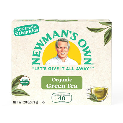 NEWMANS OWN ORGANICS Organic Royal Green Tea, 40 CT