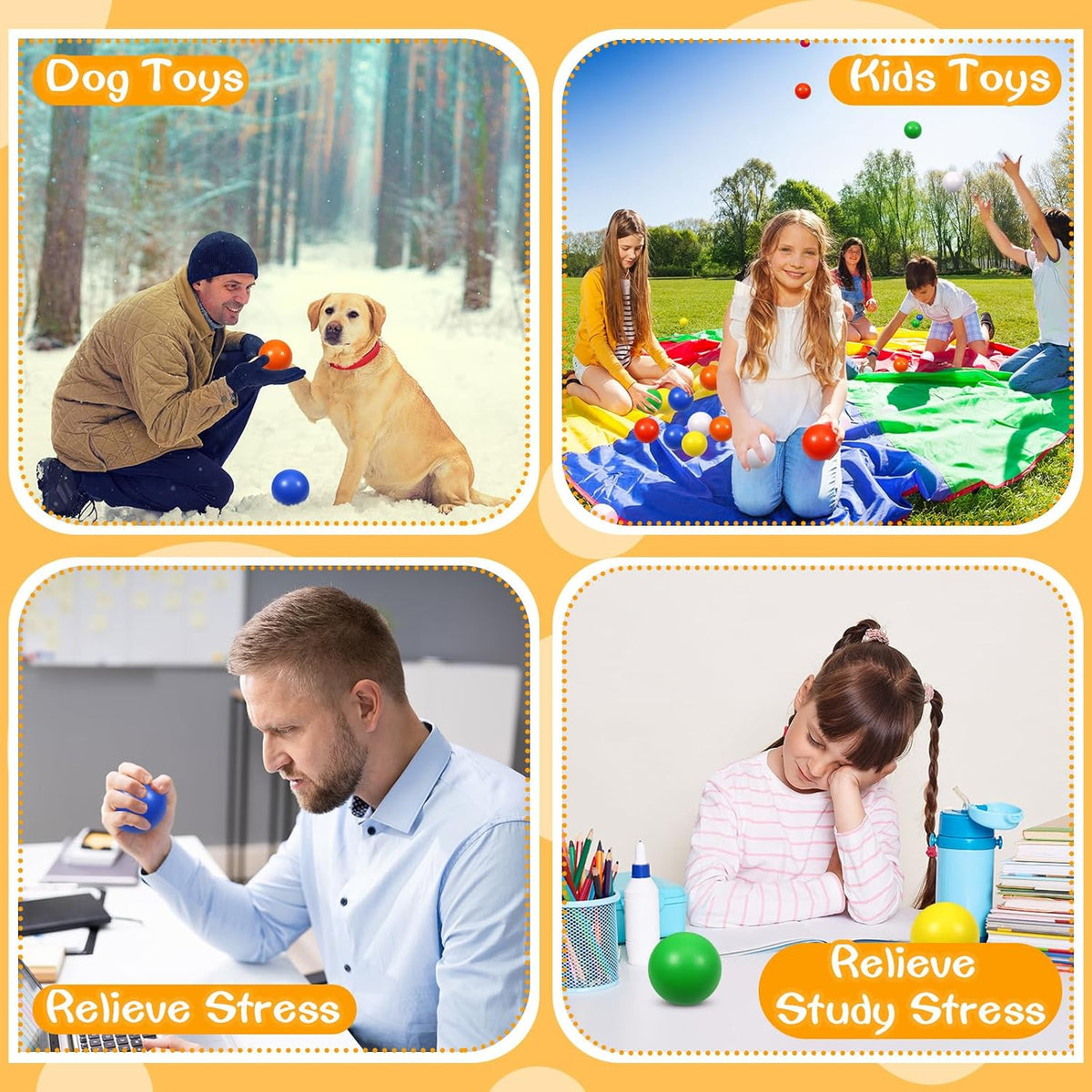 12 Pcs Blue Foam Stress Ball Squeeze Stress Relief Balls for Kids and Adults Hand Exercise Sensory Relief Toys for Anxiety ADHD Autism （Blue）