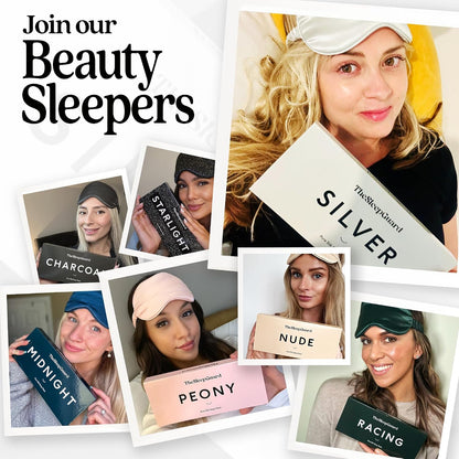 TheSleepGuard Pure Silk Sleep Mask [100% 6A Mulberry Silk, 22 Momme] Light Blocking Travel Essentials. Eye Masks for Sleeping. Black Oeko-Tex Blindfold. Eye Covers for Men & Women
