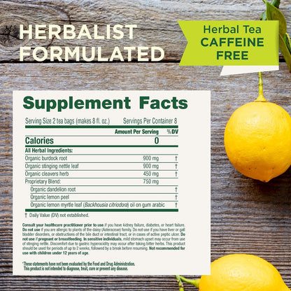 Traditional Medicinals Tea, Organic Roasted Dandelion Root, Supports Kidney Function & Healthy Digestion, 96 Tea Bags (6 Pack)