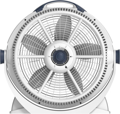 Lasko Wind Machine Fan, Air Circulator Fan with 3 Speeds, 20" Model 3300, Gray