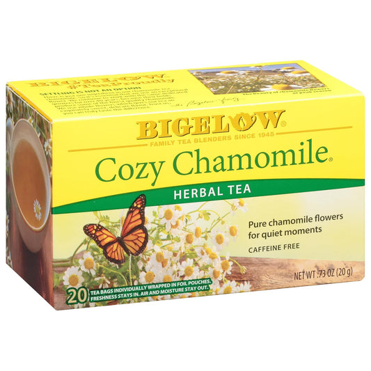 Bigelow Cozy Chamomile Herbal Tea Bags, 20 ct