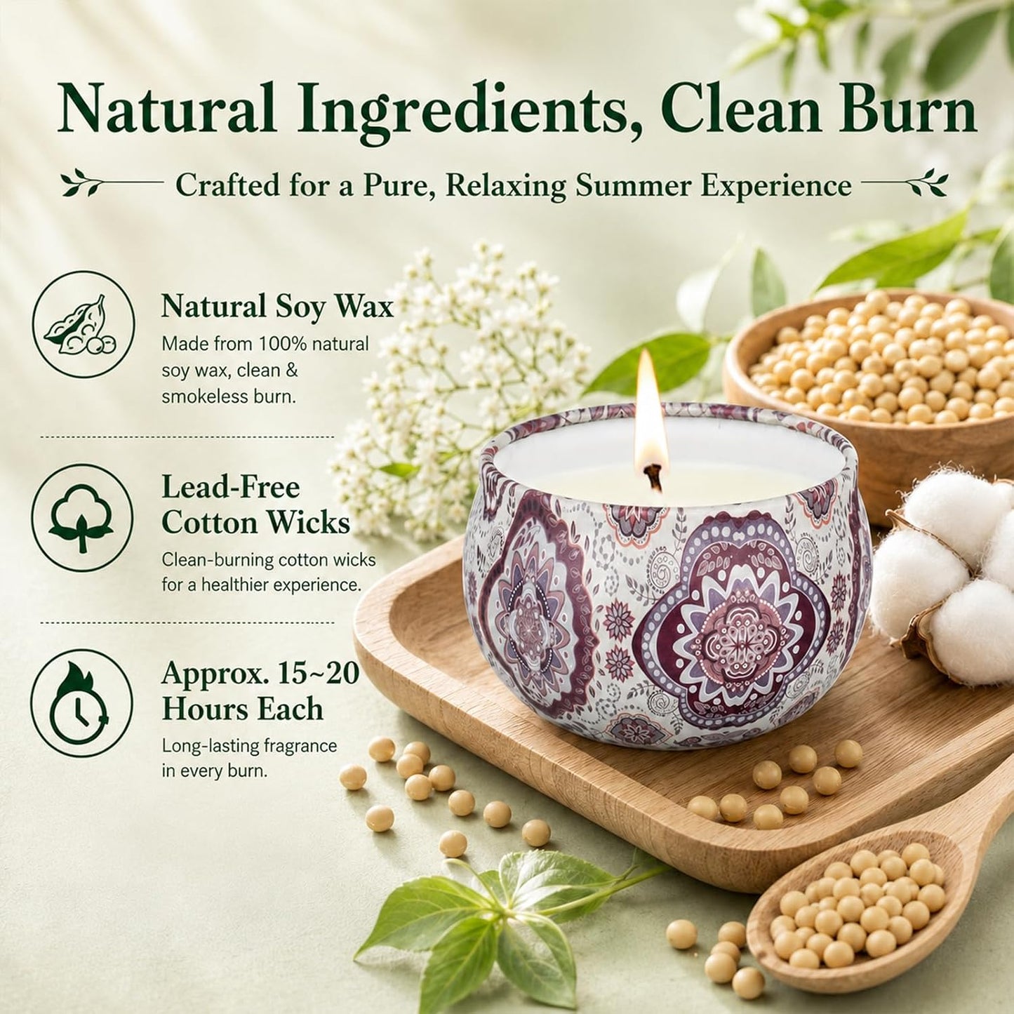 Scented Candles Gift Set, 12 Pack Soy Wax Candles for Home, 12 Scents, Aromatherapy Travel Tins with Gift Box for Women, Birthday, Housewarming, Relaxation