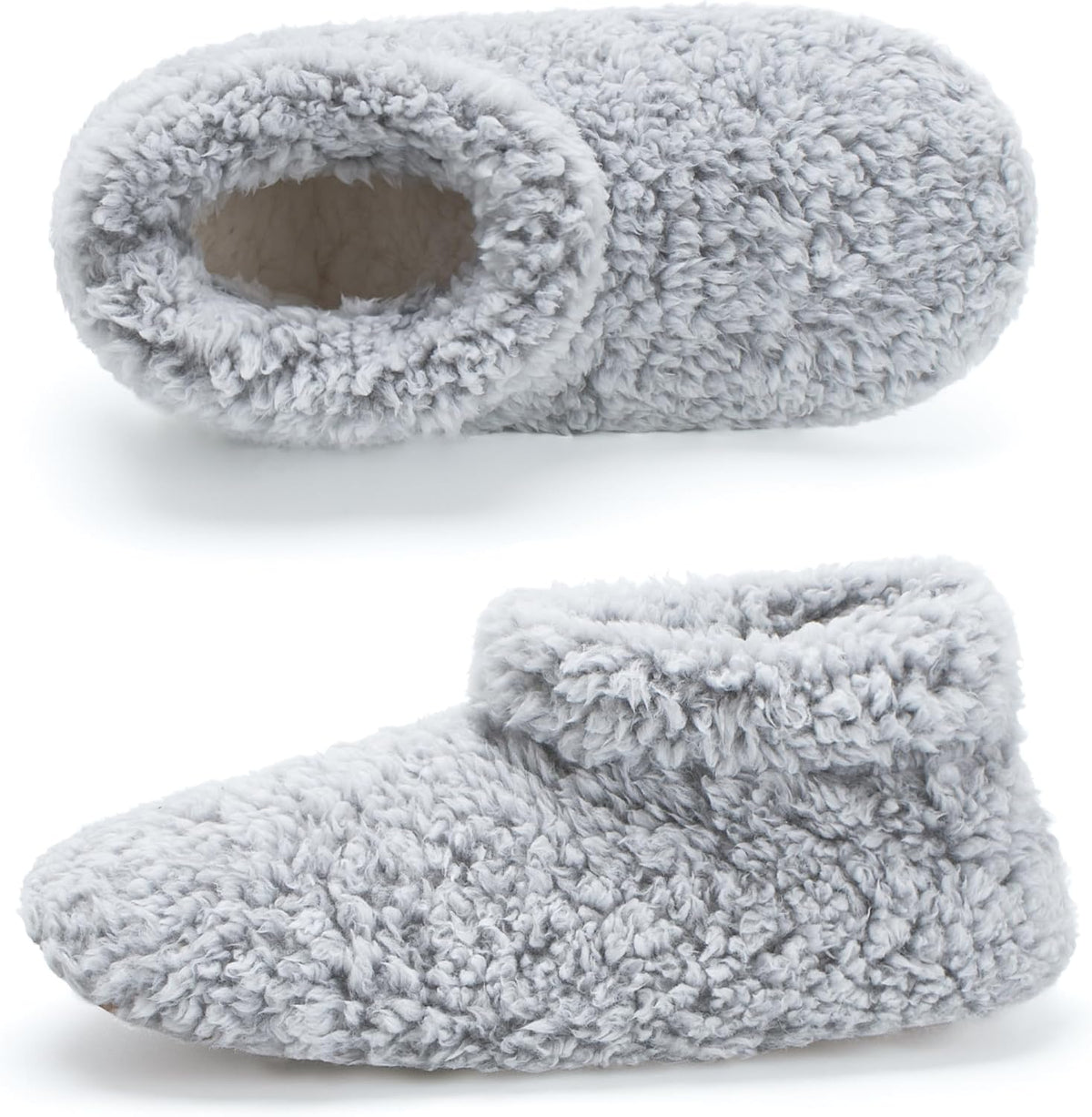 Cozylook Fuzzy Slippers for Women Indoor Soft Sole Slipper Socks