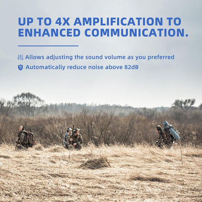 PROHEAR Electronic Ear Protection for Shooting with 4X Sound Amplification, Gun Range Hearing Protection Muffs, NRR 23dB Noise Reduction Headphones for Hunting, Green