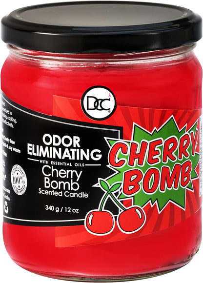 Vanilla Bean Odor Eliminating Highly Fragranced Candle - Eliminates 95% of Pet, Smoke, Food, and Other Smells Quickly - Up to 80 Hour Burn time - 12 Ounce Premium Soy Blend - Colors B