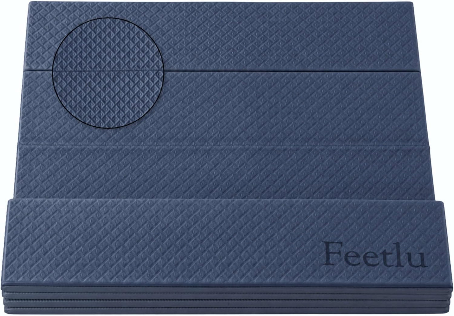 Foldable Yoga Exercise Mat, 6mm/8mm/10mm/12mm Thickness, 72 x 24 Inch - Lightweight, Anti-Slip, and Easy to Store for Yoga, Pilates, Home Workouts, and Floor Exercises