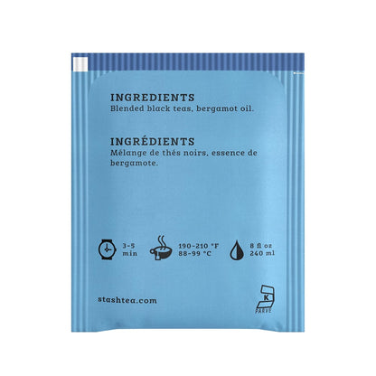 STASH Double Bergamot Earl Grey Black Tea, 100 Bags Bulk Pack, Caffeinated