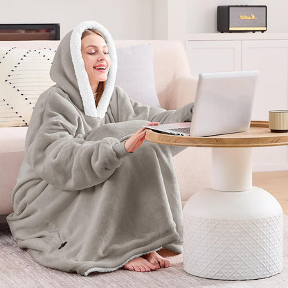 yescool Wearable Blanket Hoodie as Christmas Birthday Gifts for Women Mom - Colors A