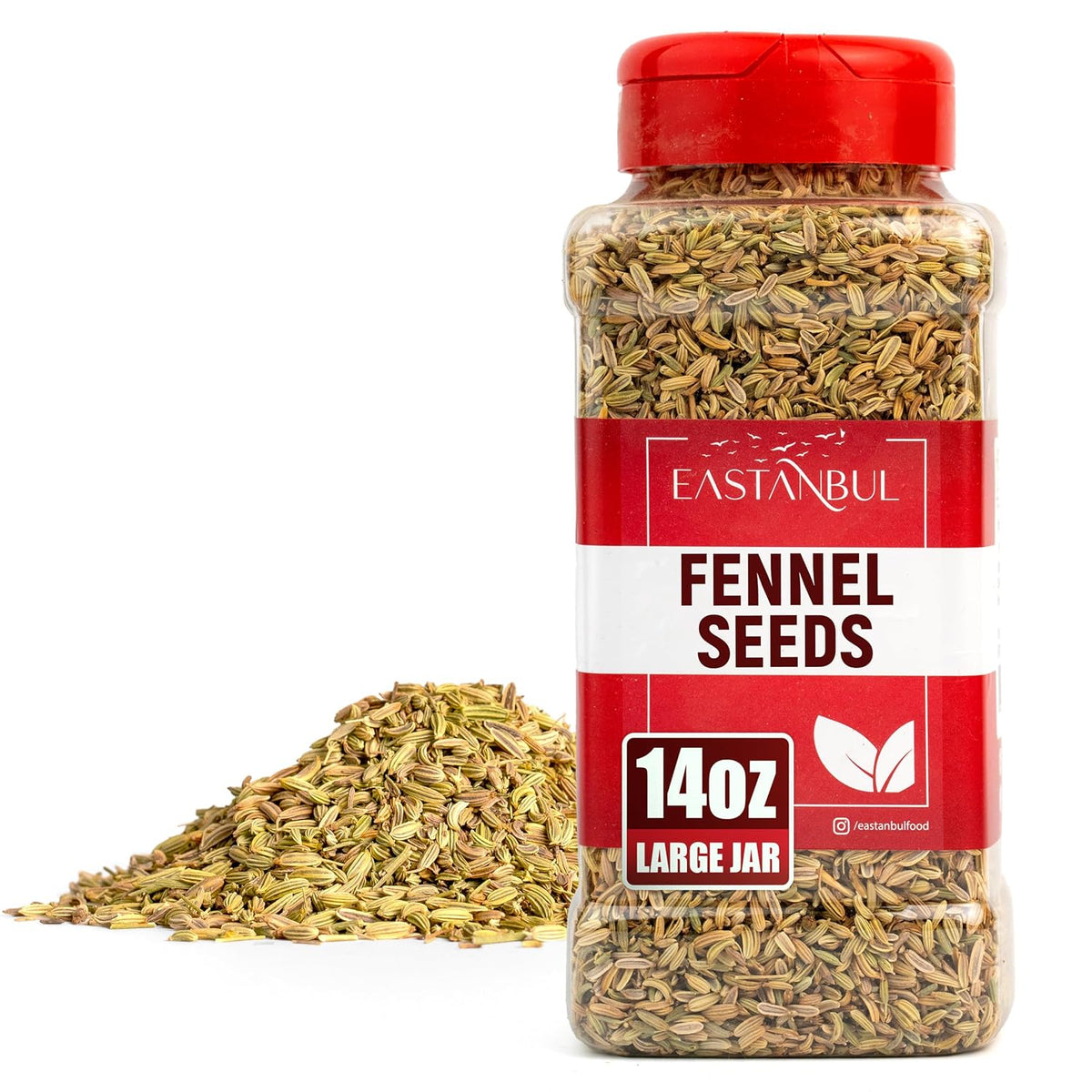 Eastanbul Fennel Seed, Loose Fennel Tea, Natural Vegan, Gluten Free, 14.1oz