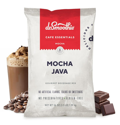 Café Essentials Matcha Green Tea Latte Frappe Mix – No Artificial Colors, Flavors, or Sweeteners – Shelf Stable – 51mg of Caffeine – Great for Hot, Iced, & Frozen Frappes (3.5 lb Bag, 30 Servings)