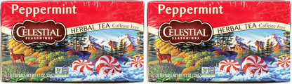 Celestial Seasonings Peppermint Herbal Tea, 20 ct