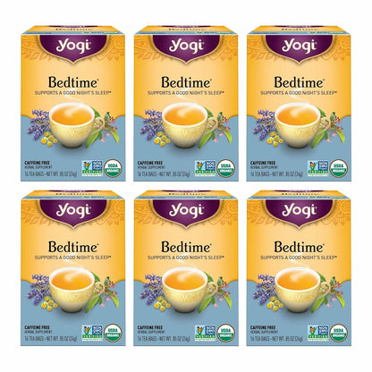Yogi Bedtime Tea, 16 Tea Bags (6 Pack)