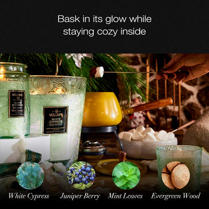 Voluspa Baltic Amber Candle, 18 oz, Coconut Wax Blend, Scented Candles for Home, 100 Hour Burn Time, Candle Jar