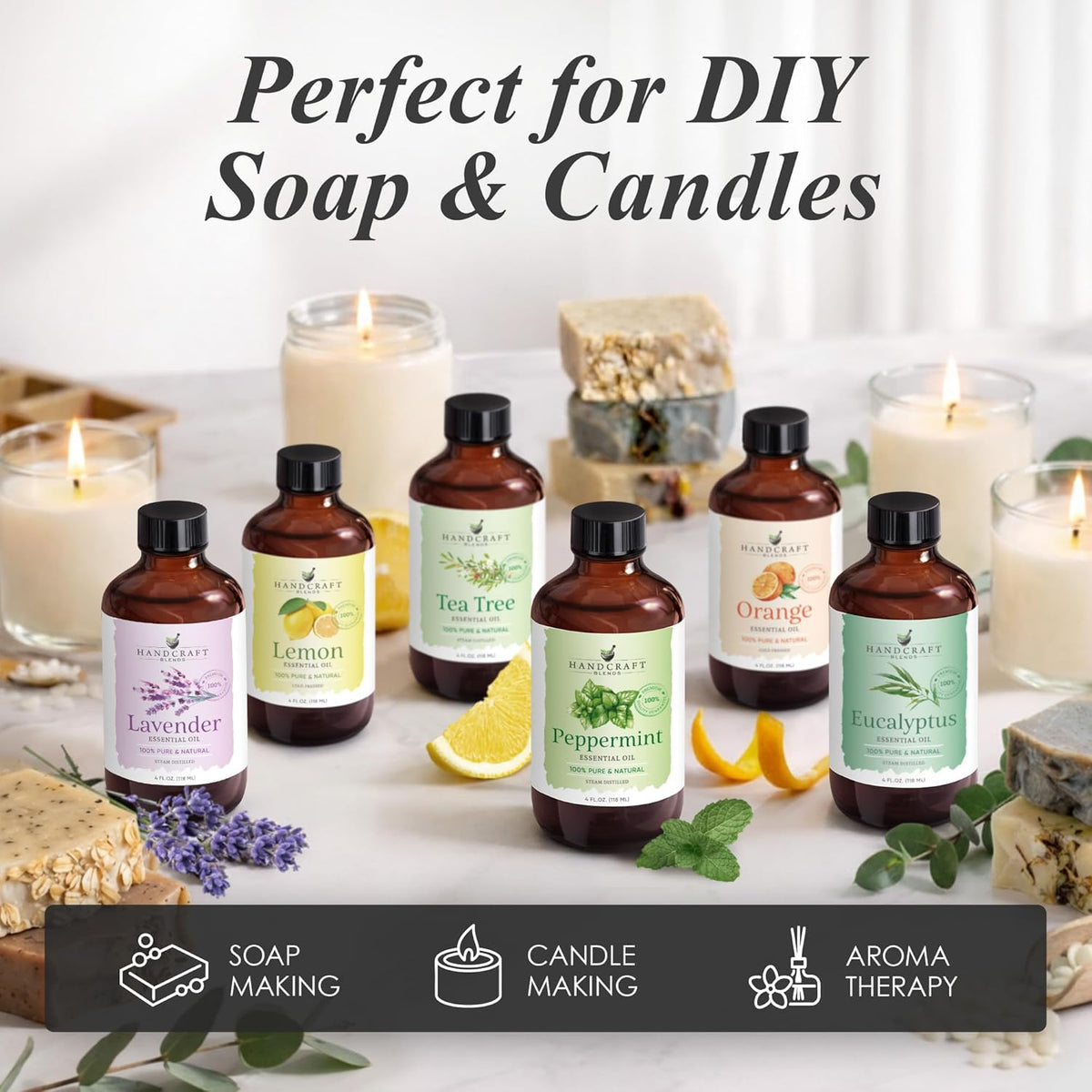 Handcraft Blends Eucalyptus Essential Oil - Huge 4 Fl Oz