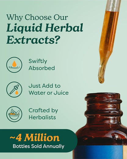 Herb Pharm Valerian Liquid Extract: USDA Organic Calming Valerian for Sleep & Relaxation, Fast-Absorbing Liquid Herbal Supplement with Valerian Root & Rhizome, Up to ~3 Week Suppl, 1 oz*