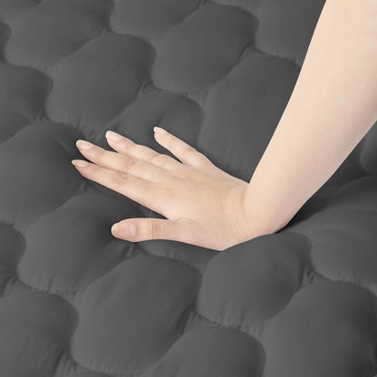 Utopia Bedding Waterproof Mattress Protector, Queen Mattress Pad, Noiseless Quilted Fitted Cover with Deep Pocket Stretches up to 16 Inches (White)