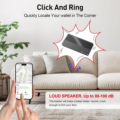 2026 Apple MFi Certified Wallet Tracker Smart Card for Find My