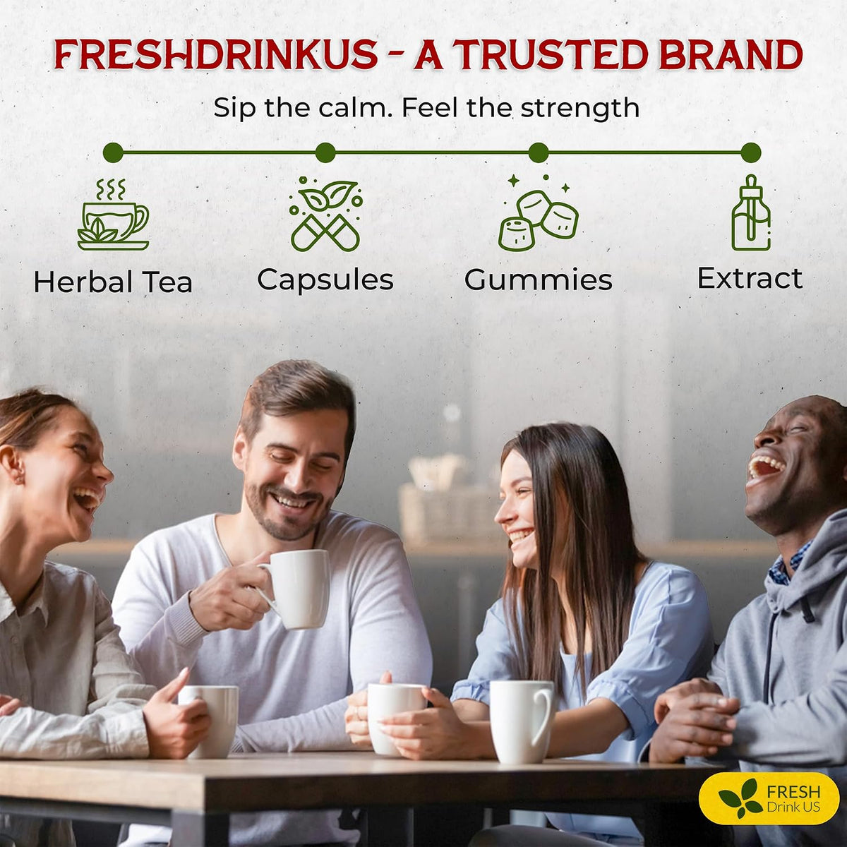 FreshDrinkUS, Yerba Mate Tea Bags | 120 Tea Bags | Traditional South American Herbal Tea – Smooth & Refreshing Flavor – Premium Quality, Sustainably Sourced. Vegan.