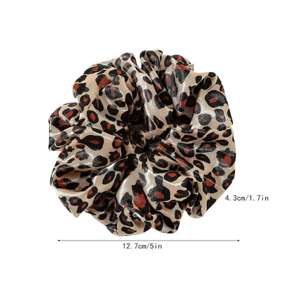 16 Pcs Scrunchies for Women - Black Satin Silk Scrunchies for Girls Hair Ties Elastics Bands Ponytail Holder Hair Accessories