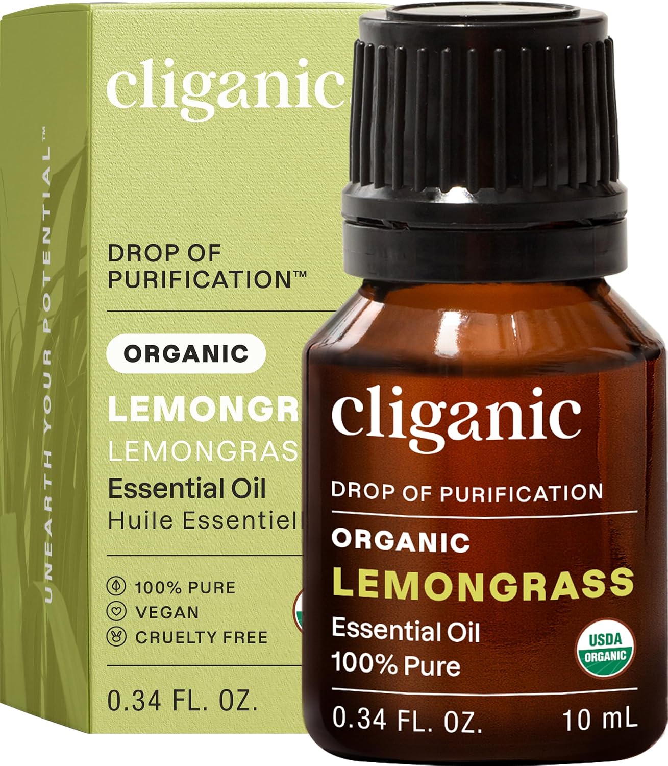 Cliganic Organic Lavender Essential Oil - 100% Pure Natural Undiluted, for Aromatherapy Diffuser | Non-GMO Verified - Colors A