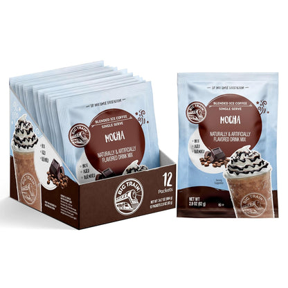 Big Train Spiced Chai Tea Latte Beverage Mix, 2.9 oz Packets (Pack of 12)