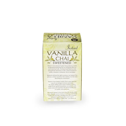 Nature's Guru Instant Vanilla Chai Tea Drink Mix Sweetened, 10 Count (Pack of 1) Single Serve On-the-Go Drink Packets
