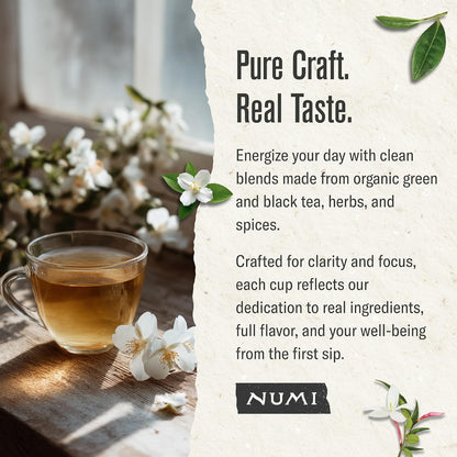 Numi Organic Jasmine Green Tea 16 Ounce Pouch Brews 200 Cups