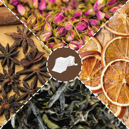 400Pcs Tea Filter Bags, Disposable Tea Filter Bags for Loose Leaf Tea from Safe Natural Materials, With Drawstring, Empty Tea Bags Suitable for Loose-Leaf Tea, Spices, Herbs (3.54 x 2.75 inch)