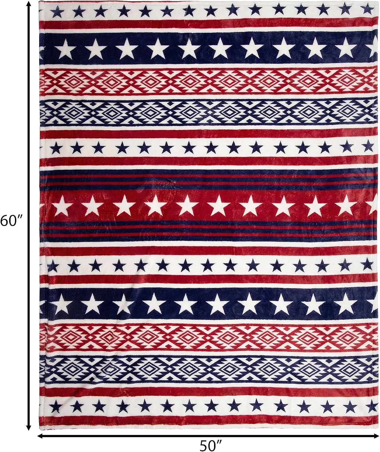 Carstens, Inc. Travel Blanket, Premium Compact 2-in-1 Airplane Blanket/Pillow, Open Sky Blue Aztec