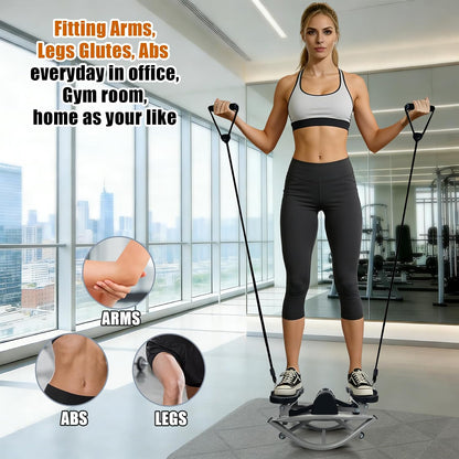 Rock Stepper Machine with Digital Display,Workout at Home,Office