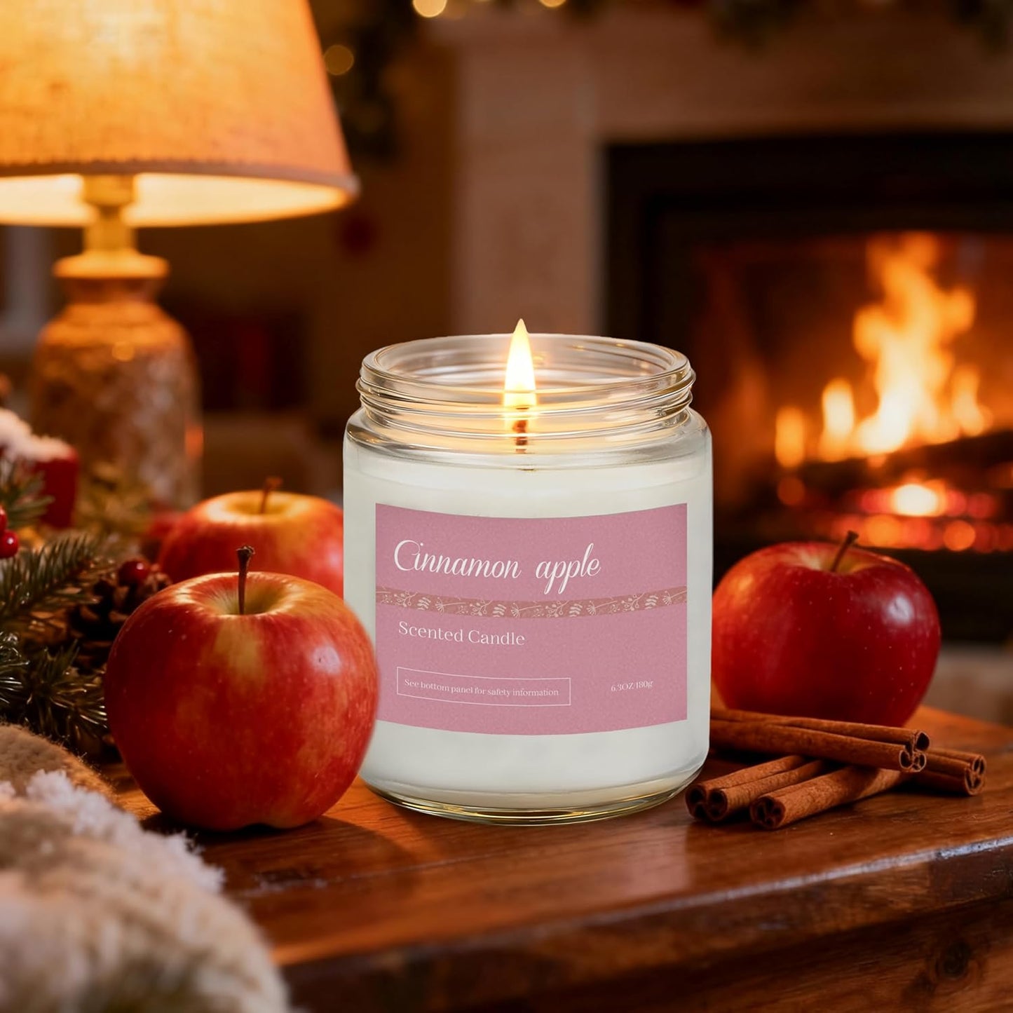 Scented Candles Gift Set, Long Lasting 6 Pack Aromatherapy Candles for Home, 42 oz 300 Hour Burn, Lavender Jasmine Vanilla Sage Sandalwood Rose Eucalyptus Mint, Gifts for Women