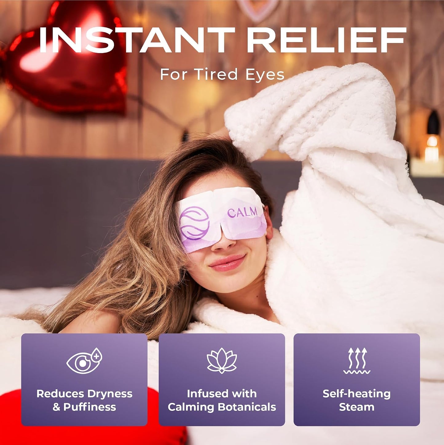 Body Restore Heated Eye Mask for Dry Eyes 30 Pack – Fathers Day Gift for Dad, Birthday Gifts for Women and Men, Self Heating Warm Compress, Relaxation – Variety