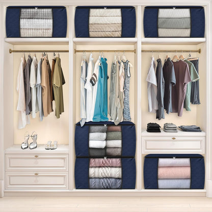 Fab totes Storage Bags for Clothes Blanket Storage Bins with Lids