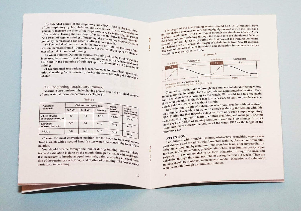 Frolov's Respiration Lung Breathing Training Device