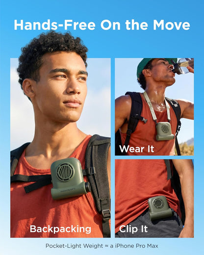 InoKraft Waist Fan with Swappable 4Ah Rechargeable Battery