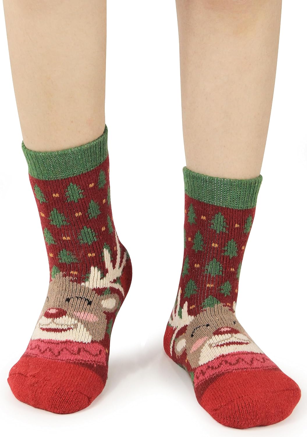 BenSorts Women's Winter Boots Socks Thick Warm Cozy Crew Socks Solid Color Gifts