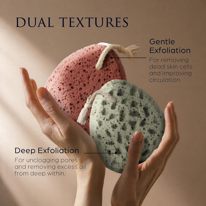 Spongentle Loofah Sponge for Shower and Bathing, Bath Sponge with Dual Texture, Shower Pouf for Gentle and Deep Exfoliation, Large Size Body Scrubber for Men & Women, PU Foam, 37% More Lather, 3 Pack