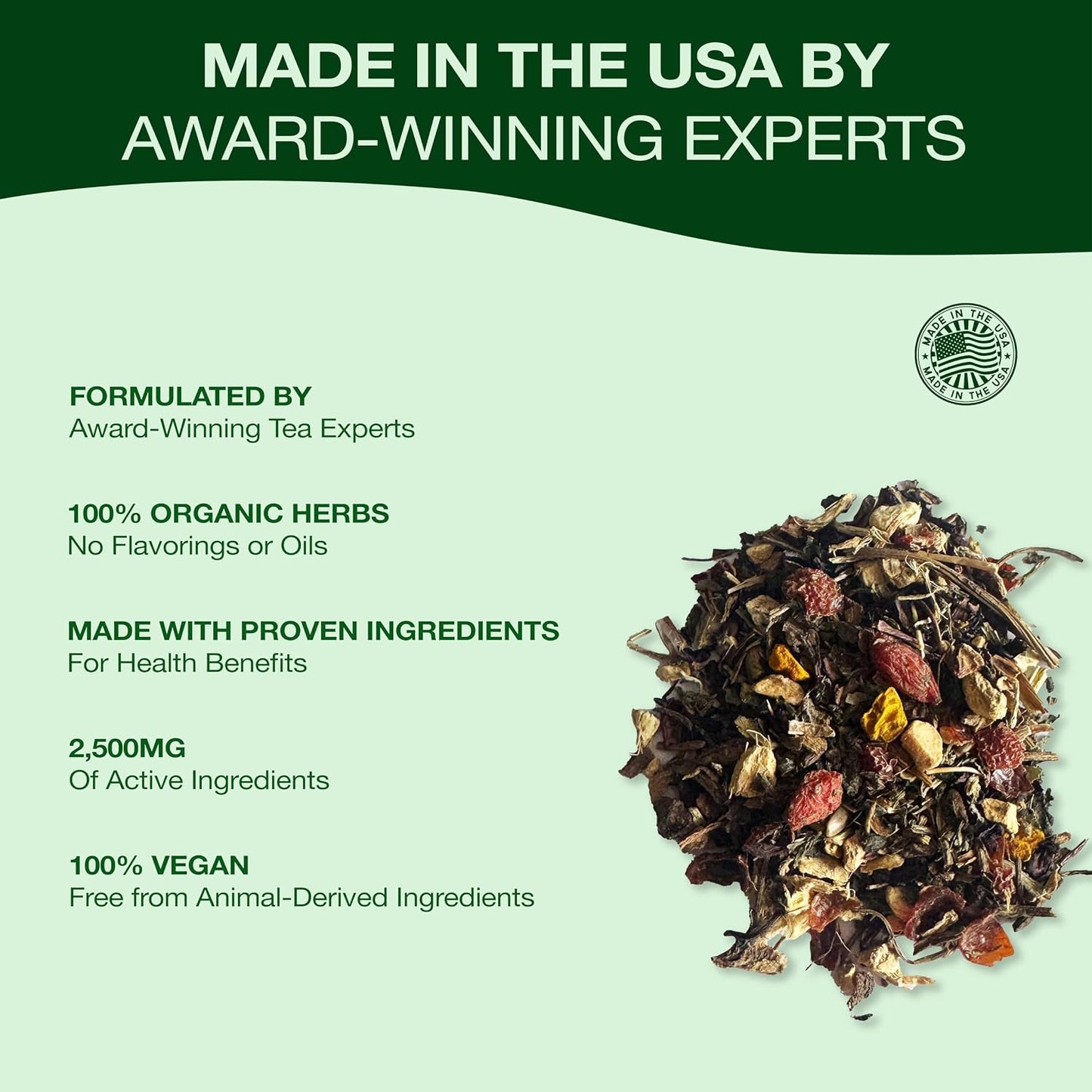 Organic Dandelion Wolfberry Tea - Kidney and Liver Detox Tea - Organic Liver Kidney Cleanse & Detox with Dandelion, Goji Berry, Milk thistle, Turmeric, Hibiscus and extra Herbal Ingredients