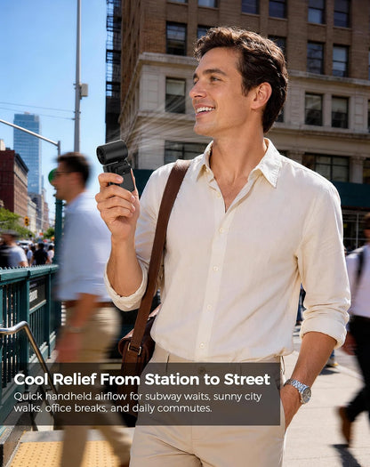 Hotsales Clip-On Portable Fan for Strollers, Handheld Turbo Fan for Travel